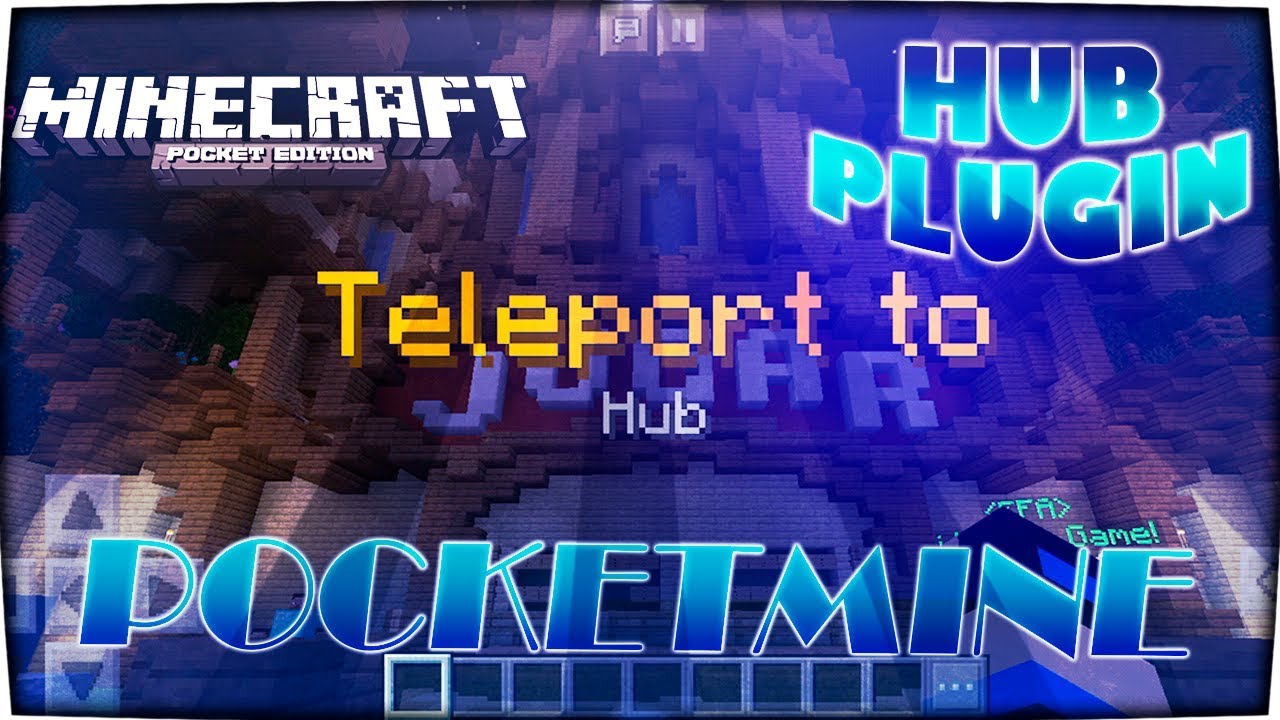 CustomHub Plugin for Minecraft PE ϟ PocketMine - YouTube