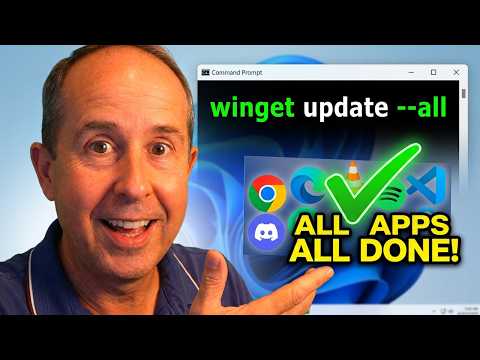 💻 The Fastest Way to Update All Windows Apps:  The "WinGet" Command