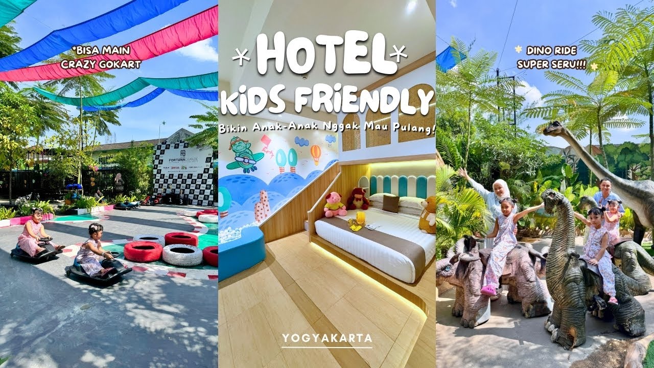 HOTEL JOGJA Kids Friendly, punya Mini Zoo dan Kamar Tematik - SURGANYA Anak-Anak!