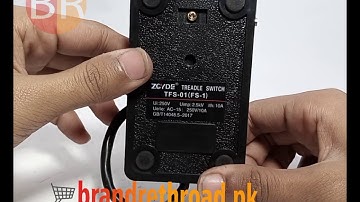 TFS-01 FS-1 Black Plastic Footswitch Quality Assurance in Pakistan