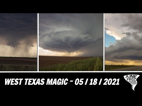 Tornado Near Lamesa TX & Long-Lived Supercell | May 18th, 2021 | STORM CHASING