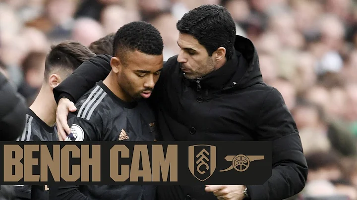 BENCH CAM | Fulham vs Arsenal (0-3) | All the reac...