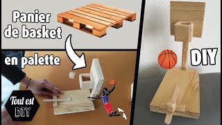 🏀 Fabriquer un mini panier de basket en palette #MakerEnConfinement -  YouTube