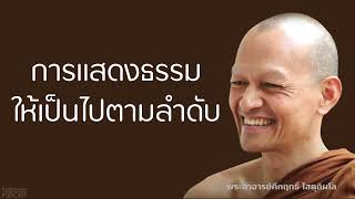 การแสดงธรรมให้เป็นไปตามลำดับ | มูลนิธิพุทธโฆษณ์ พุทธวจน