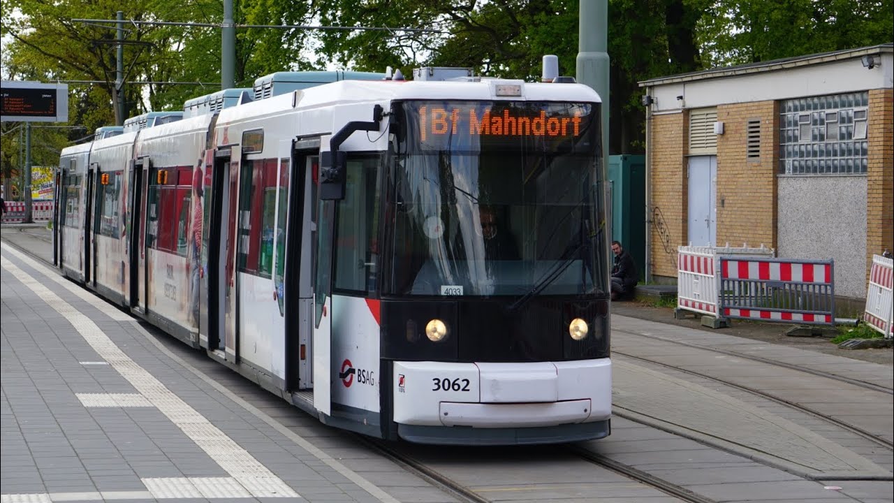 Mitfahrt im 3062 auf der Linie 1 zum Hauptbahnhof