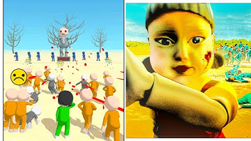 456 : Challenge Squid Game : All Levels Gameplay Walkthrough Android,iOS!! New Big Update #2