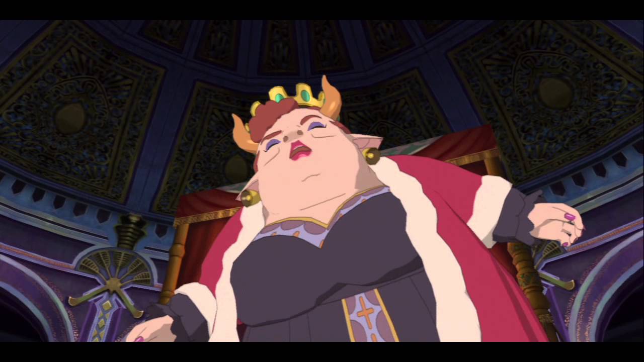 Ni no Kuni - Giantess scene and near vore - YouTube