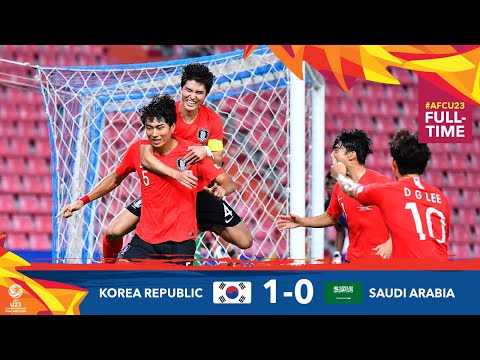 #AFCU23 M32- KOREA REPUBLIC 1 - 0 SAUDI ARABIA : HIGHLIGHTS