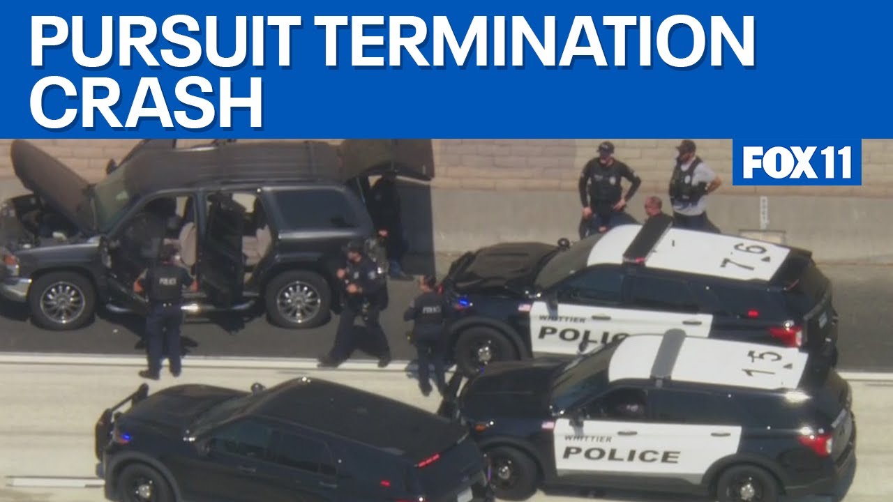 Pursuit termination leads to multi-vehicle crash  | FOX 11 LA