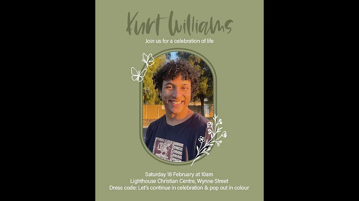 Celebrating the life of Kurt Williams