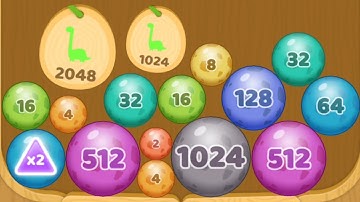 Dino 2048: Blob Merge Unlock 1024-2048 - Gameplay Walkthrough Part 2 (Android,iOS)