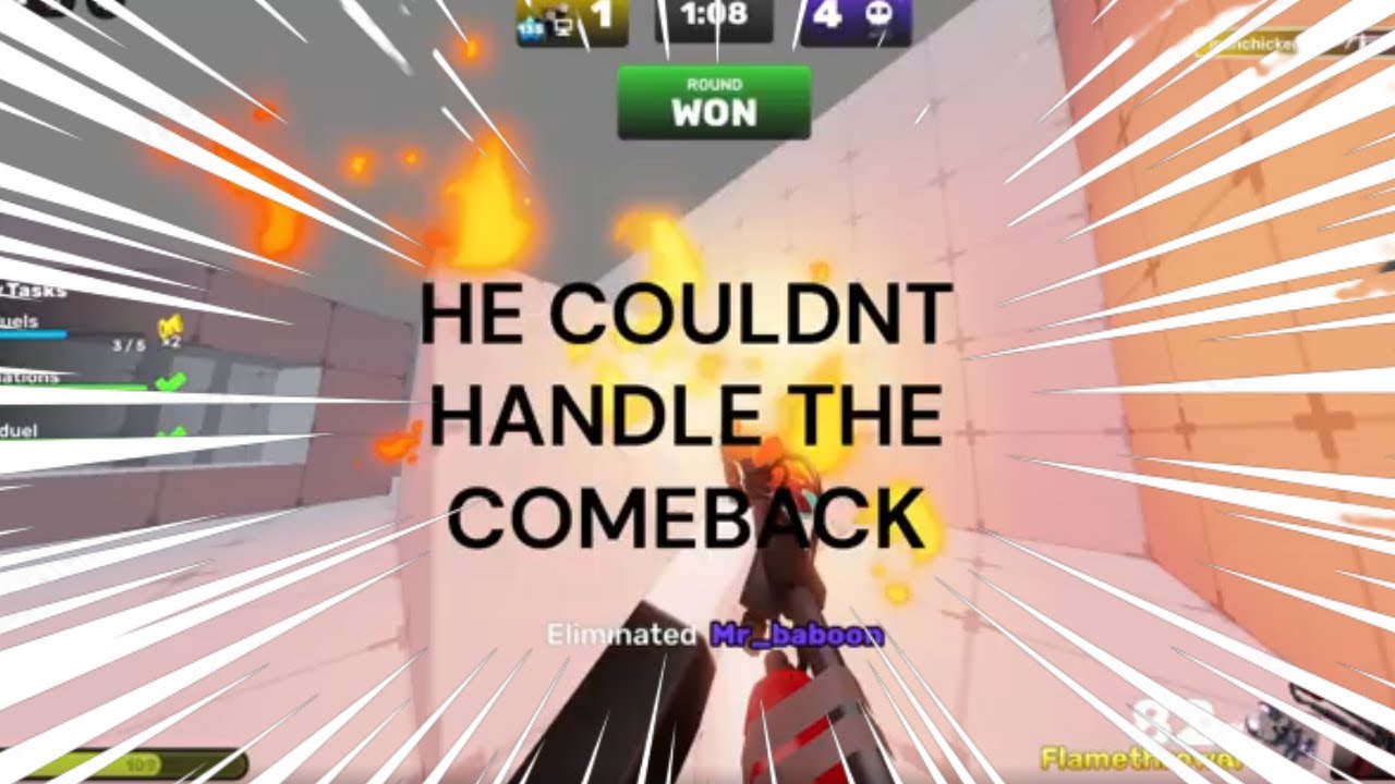 Roblox Rivals Rng He Couldn't Handle the Comeback in Roblox Rivals RNG - YouTube