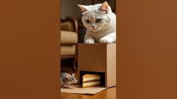 Shocking! 😱😱The cat sets a trap and waits in silence #shorts #tabbycat #trap