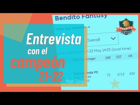 Entrevista con el campeón de la miniliga BF 21-22