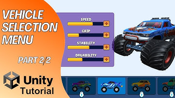 Unity Vehicle Selection Menu Tutorial: Complete UI Design & Coding Guide (Part 2 of 2)