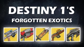 Destiny 1 Exotics NOT in Destiny 2...Yet