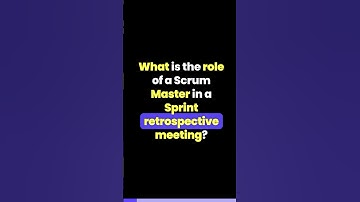 scrum master interview question I scrum master interview questions and answers #shorts #scrummaster