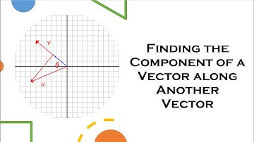 Component of a Vector along another Vector