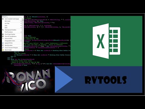 RVTools -  FREE EXCEL OPEN SOURCE Add-In (.xla) FOR VBE  - Gain Performance