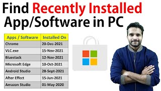 The Ultimate Guide to Find and Uninstall Recently Installed Apps/Software in Windows PC screenshot 2