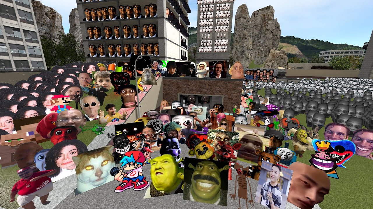 too much nextbots Gmod in 2023