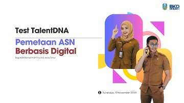 [🔴LIVE] Talent DNA Bagi ASN Pemerintah Provinsi Jawa Timur