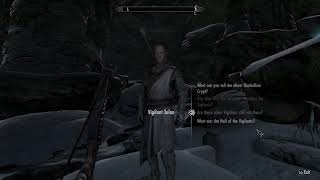 Skyrim: I saved Vigilant Tolan, kind of...