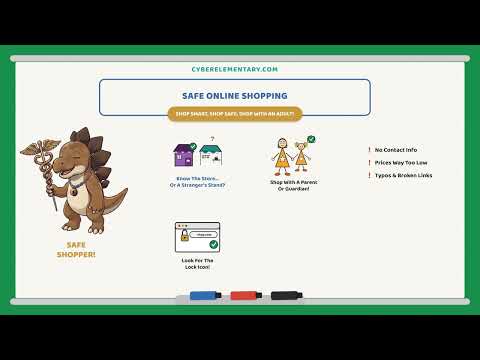 Safe Online Shopping! 🛍️ | Cyber Elementary Lesson 26