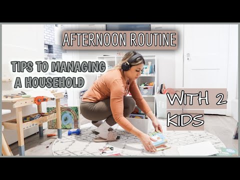 SAHM OF A BABY + TODDLER | OUR AFTERNOON ROUTINE | TIPS FOR MANAGING A HOUSEHOLD WITH KIDS