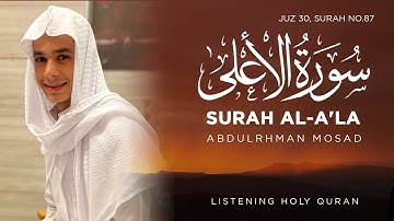 Surah Al-A'la (The Most High) Abdulrhman Mosad | سورة الأعلى عبدالرحمن مسعد