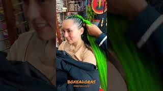 #trenzas #accesorios #kanekalon #trenzasafricanas #video #viral #boxeadoras #peinadosrapidos