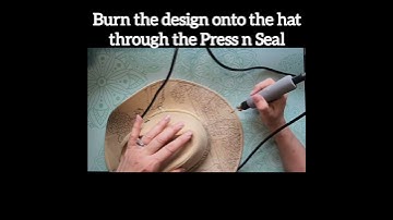 HAT BURNING using the Press n Seal method   #hatburning