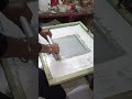 Wedding card print||Screen Print printing with silver ink #wedding #love #screenprinting