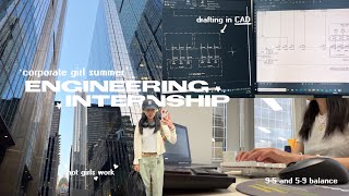 CORPORATE GIRL SUMMER ‍ engineering internship, in person, meetings