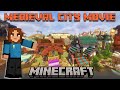 Minecraft Medieval City: How to build and decorate a city FULL MOVIE