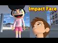 Tag with Goemon Impact's face/ゴエモンインパクトの顔で鬼ごっこ【SAKURA School Simulator】