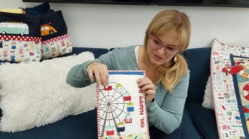 Tuesday Tips with Kimberbell | Decorative Stitching on Oh, Happy Day Wall Hanging