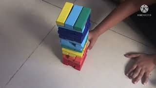 Jenga challenge|kids fun games |indoor games|4 friends game|mstv🤩