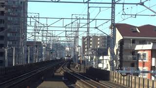 EF65 2091+コキ20両貨物列車北朝霞駅通過
