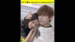 'V' and 'Jennie' in relationship 😱  #shorts #bts #taehyung #viral Resimi
