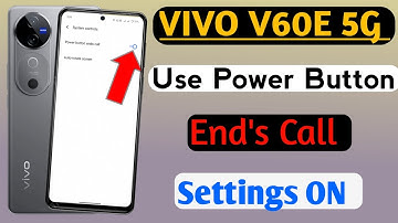ViVO V60E 5G Use Power Button End