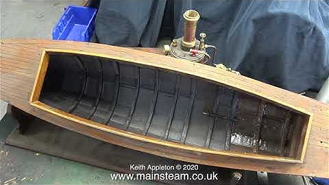 A VINTAGE MODEL STEAM BOAT RESTORATION - PART #1