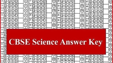 CBSE Class 10th Science Answers key  Paper Term 1 Exam 2021-22