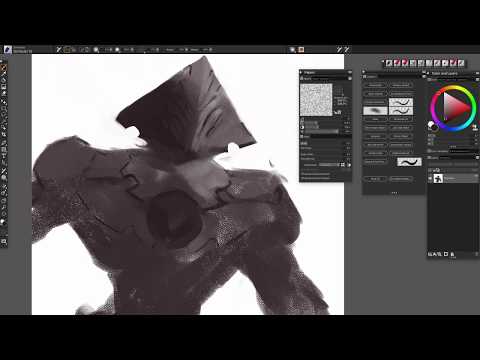 painter vs photoshop : using texture brushes in corel painter