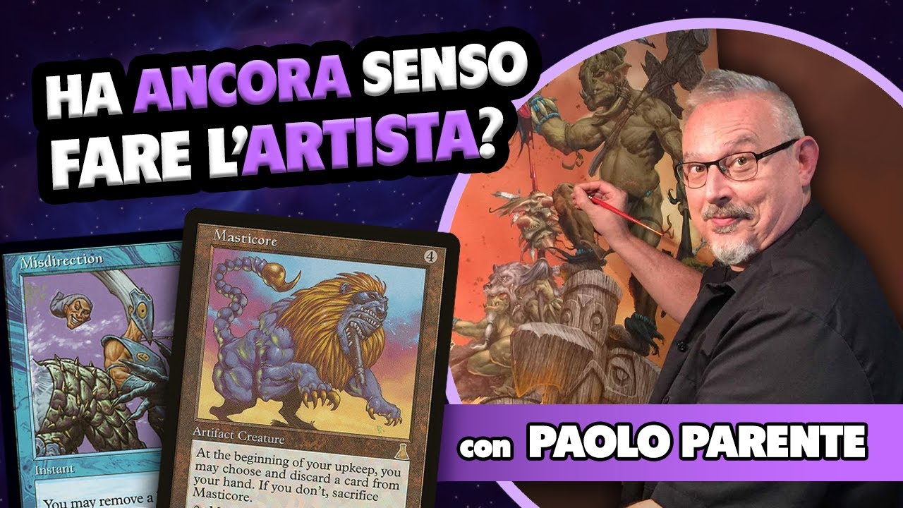Il PRIMO ARTISTA ITALIANO di Magic the Gathering - Intervista all'artista Wizards Paolo Parente