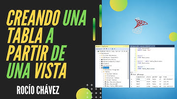 Creando una Tabla a partir de otra Tabla o de una Vista
