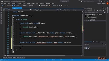 C# 7 and .NET Core 2.0 Recipes : Delegates and Lambda Expressions   | packtpub.com