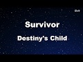Survivor Destiny S Child Karaoke Guide Melody