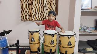 Kiaan Playing Congo on Sanam Re.