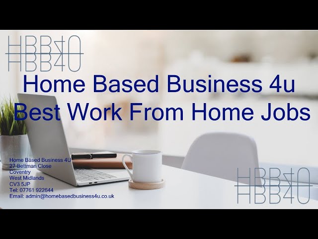 Best Work From Home Jobs